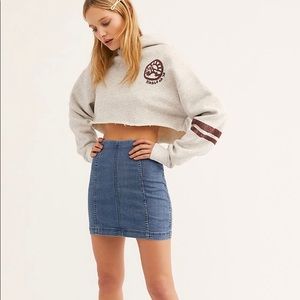 Free People Modern Femme Denim Mini Skirt Size 6
